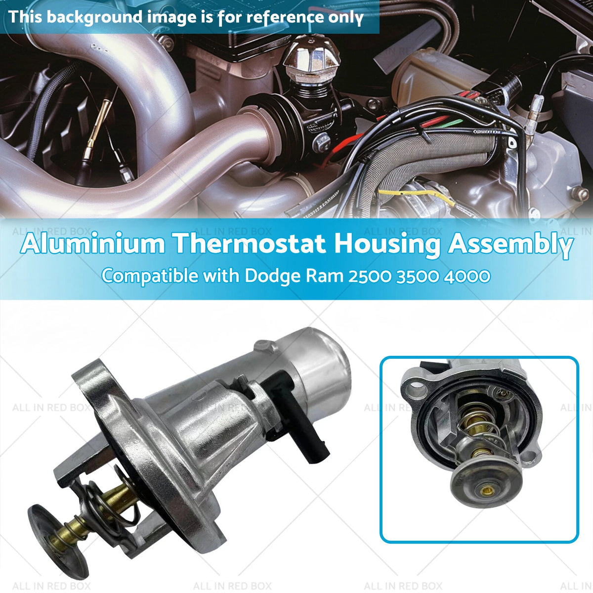 Aluminium Thermostat Housing Assembly for Dodge Ram 2500 3500 (2014–2020)