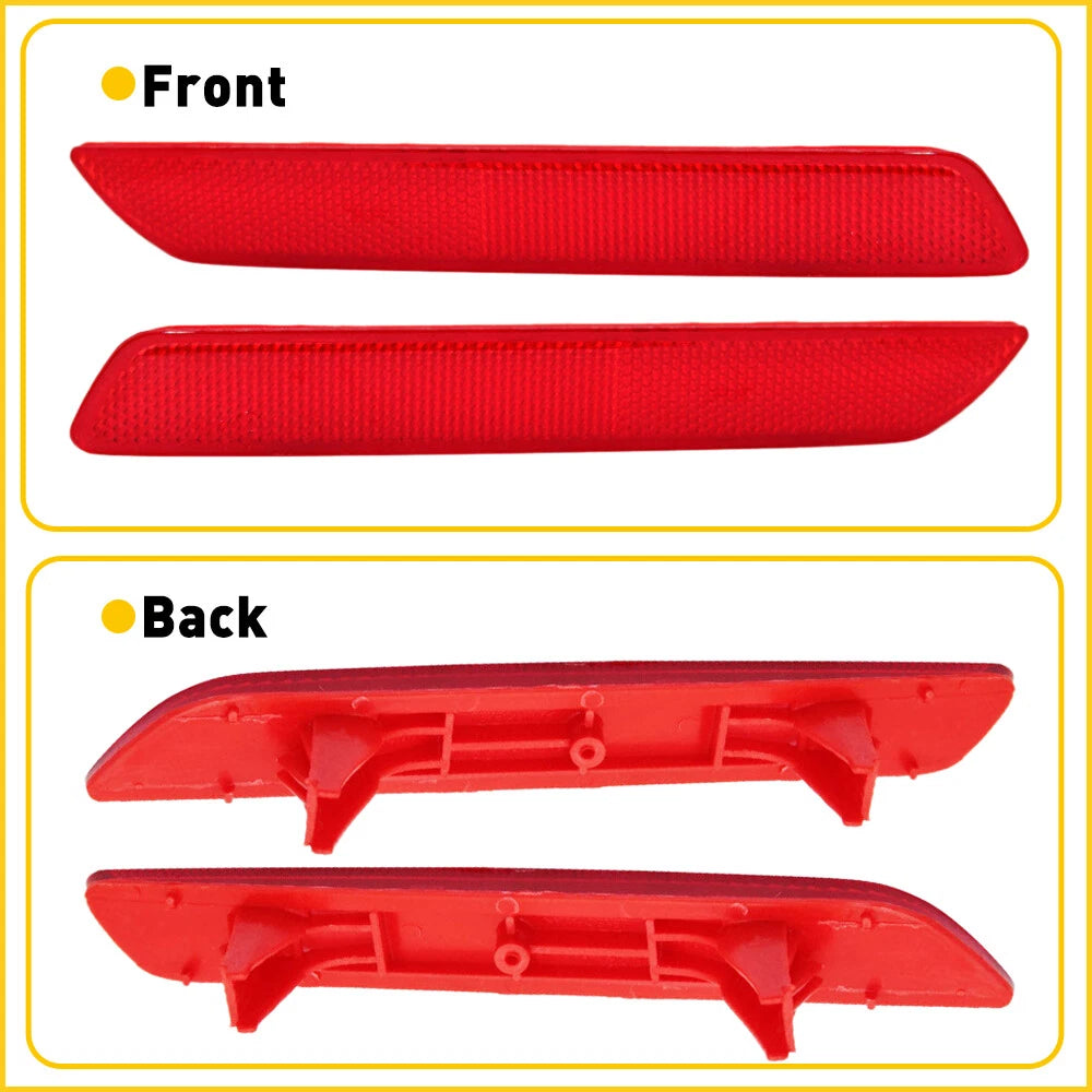 Set of 2 Rear Bumper Reflector Lights for Honda CR-V (2010â2011)
