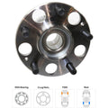 Wheel Hubs for Honda Accord (2003–2007) Rear Left & Right with ABS Ring