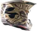 Alpinestars SM5 Helmet for Off-Road Motorcycle (Small, Dark Brown)