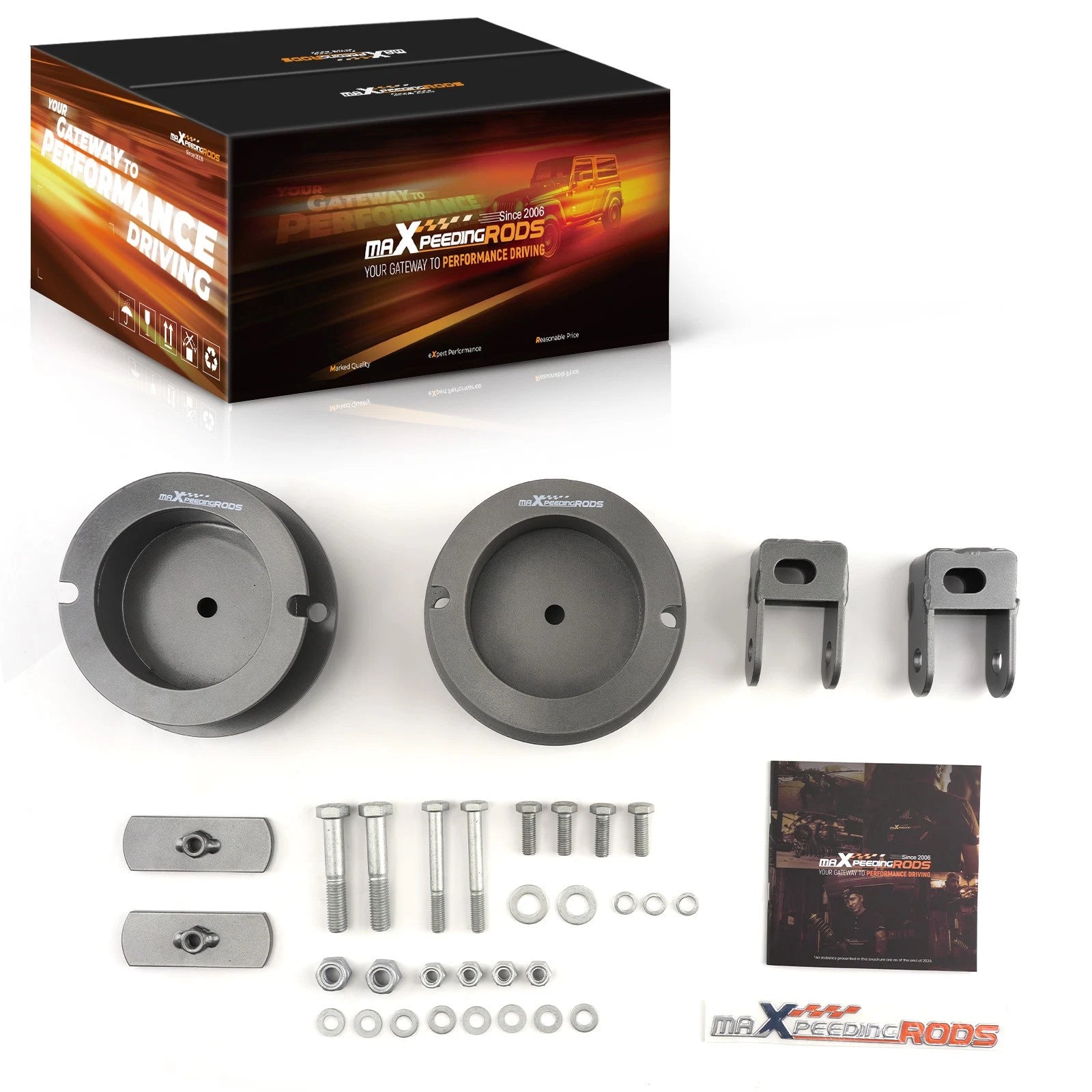2" Leveling Kit with Shock Extenders for Dodge Ram 2500/3500 4WD (2013–2024)
