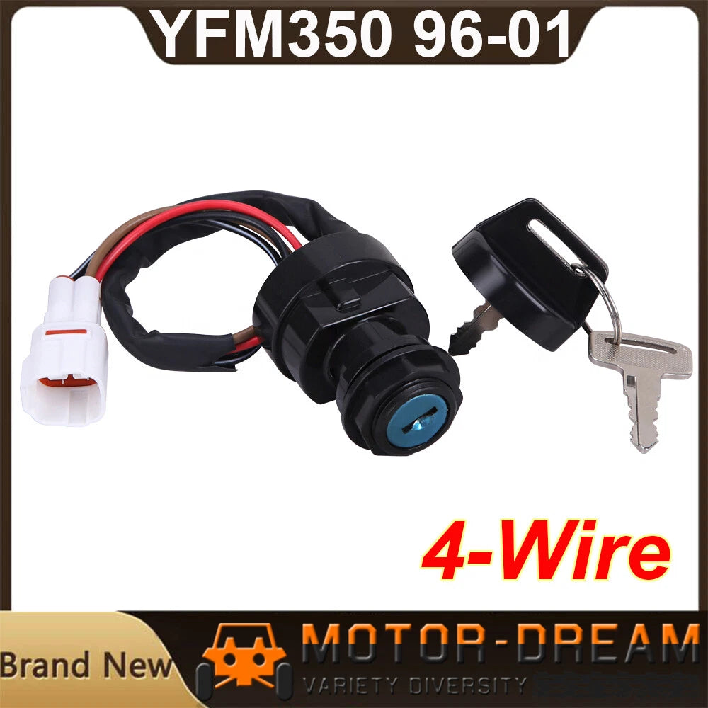 Ignition Key Switch for Yamaha Timberwolf 250 YFB250 (1994–2000)