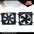 Set of 2 Cooling Fan Assemblies for Honda Element (2007–2011)