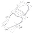 Front Rider & Rear Passenger Seat for Suzuki GSXR1000 (2005–2006) Black