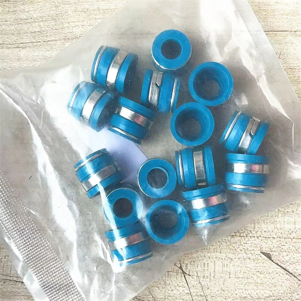 16 Pcs Valve Stem Oil Seal Kit for SBC BBC SBF BBF Engine 11/32��� X .500���