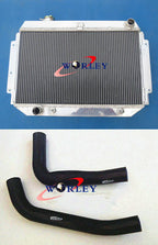 3 Row Aluminum Radiator + Hose for Holden HQ HJ HX HZ 253 308 V8 (1971-1980)
