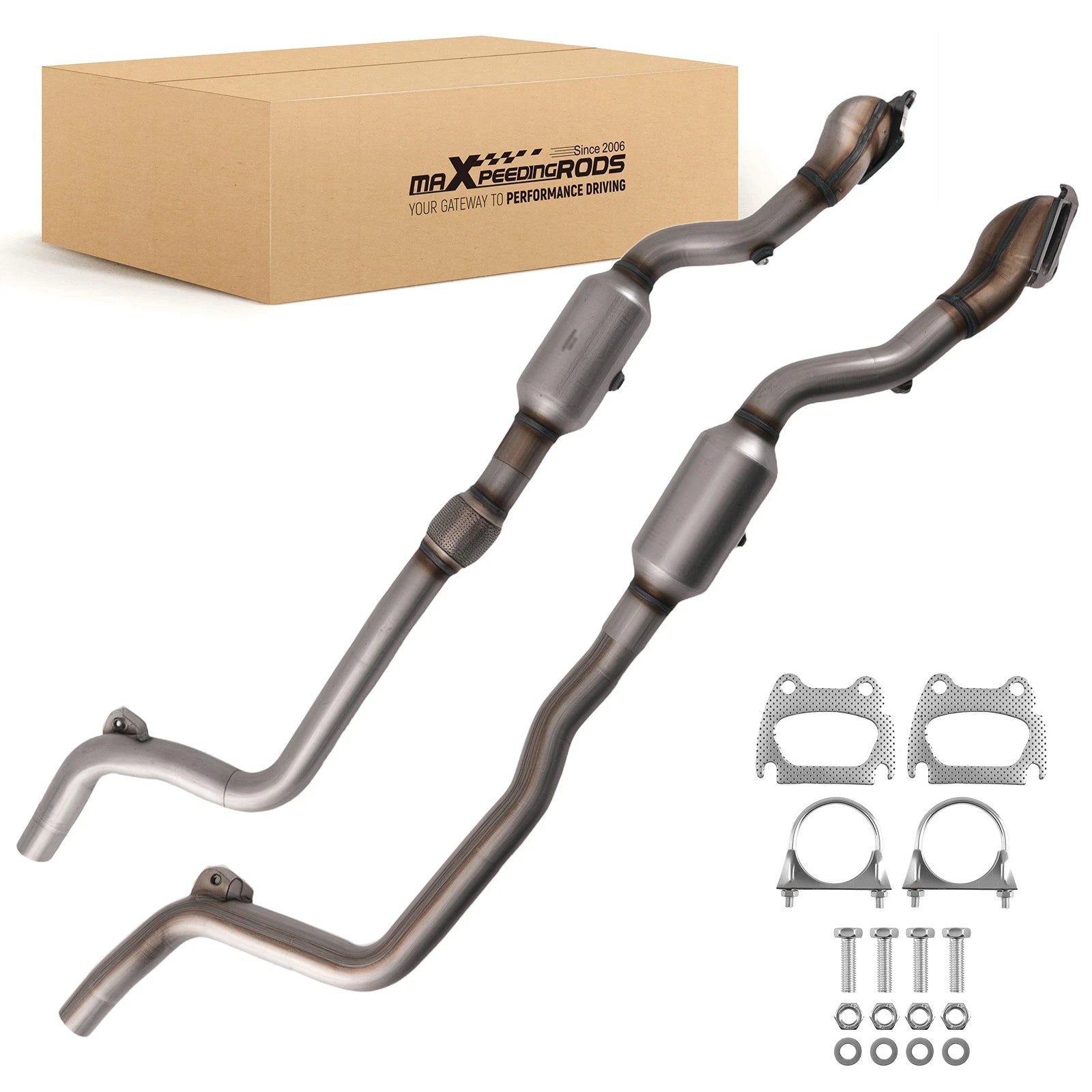 Pair Catalytic Converters for Dodge Charger/Chrysler 300 V6 3.6L AWD (2016–2023)