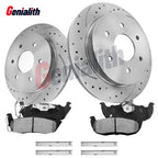320mm Rear Disc Rotors + Brake Pads for Nissan Armada Titan QX56 (2004–2015)