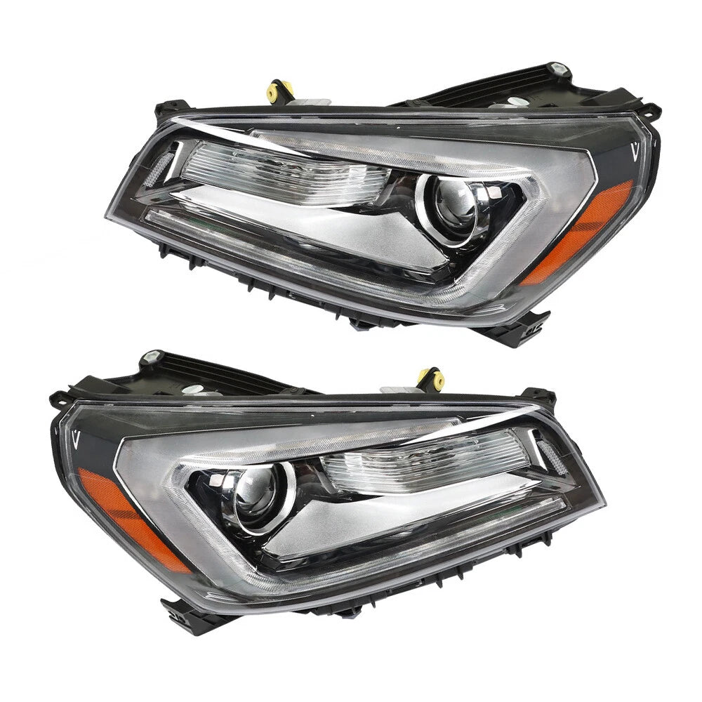 Halogen Projector Headlight Set for GMC Acadia (2013–2016) Black