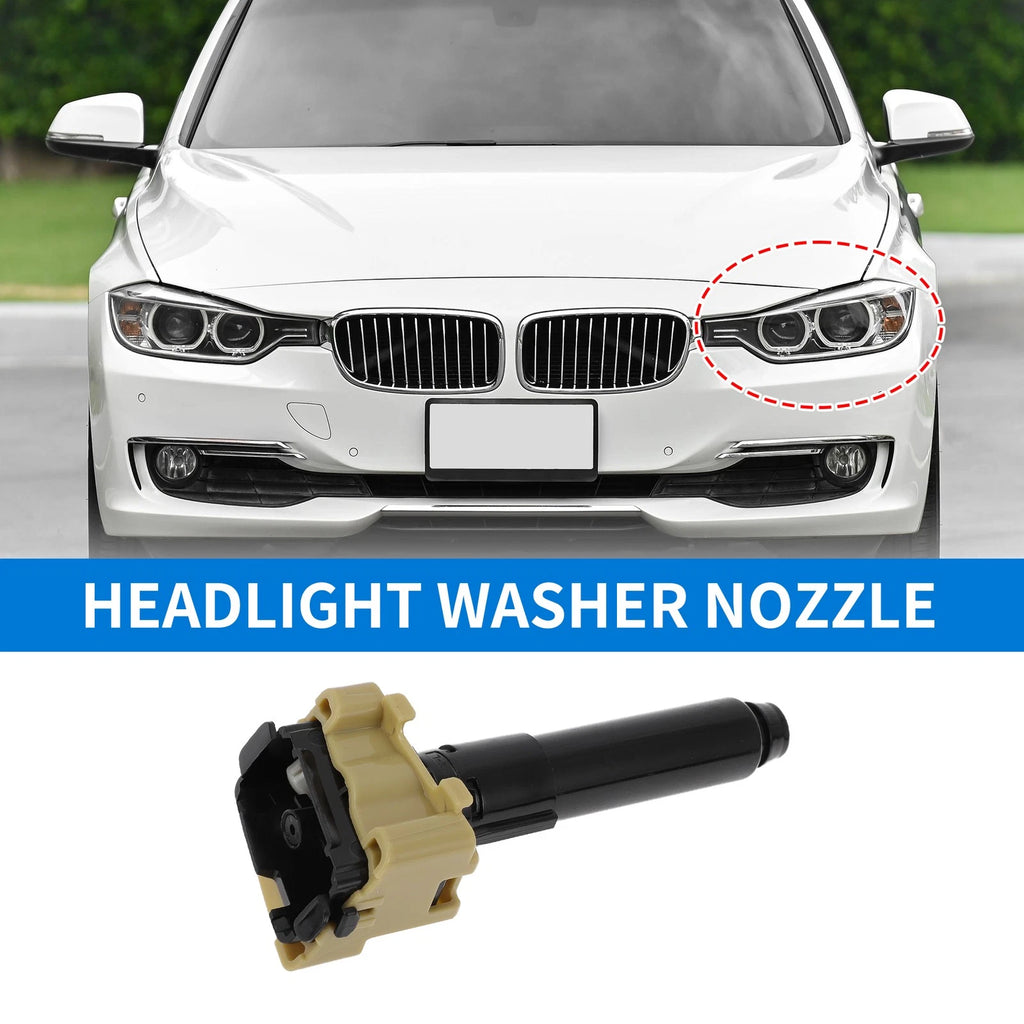 Left Side Headlight Washer Nozzle for Mazda 3 AXELA (2014–2016) No.BHT45182Y