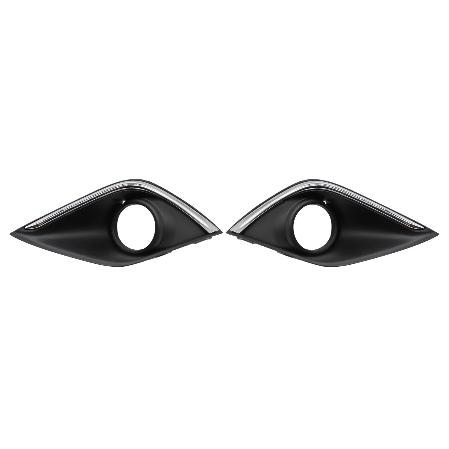 Pair Fog Light Bezel Cover Frame for Mitsubishi Outlander (2016–2019)