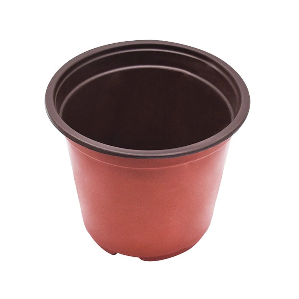 Set of 100 Plastic Plant Pots for Nursery Gardening