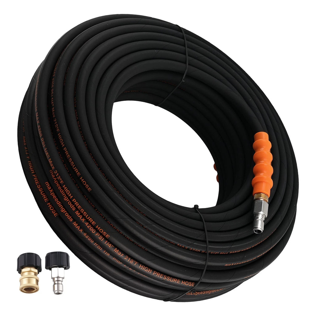 1/4" 4200PSI Pressure Washer Hose for Steel Wire Braided (150 ft)