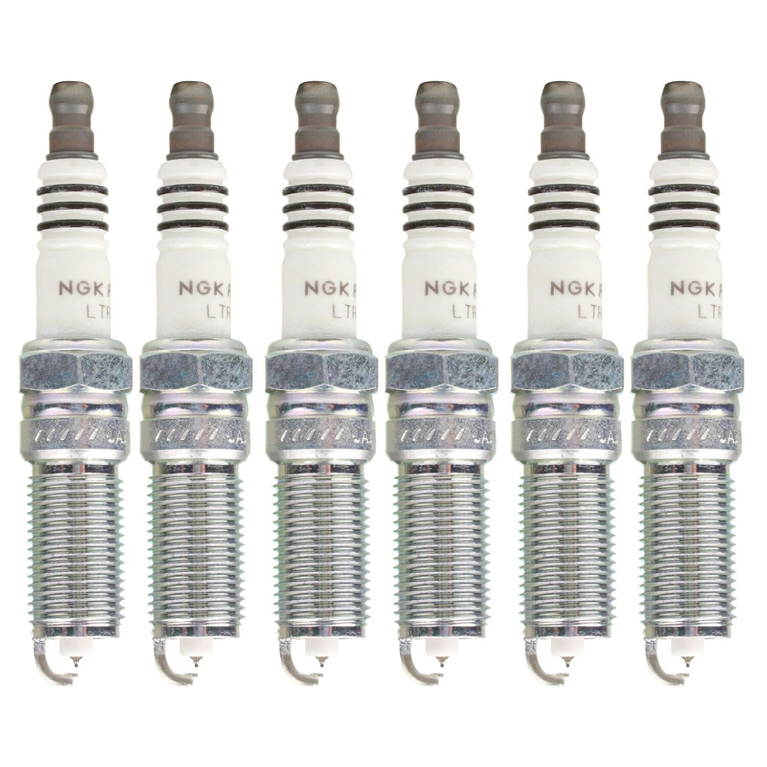 Set of 6 NGK Ruthenium HX Spark Plugs LTR6BHX for Edge Explorer F-150 (2011–2020)