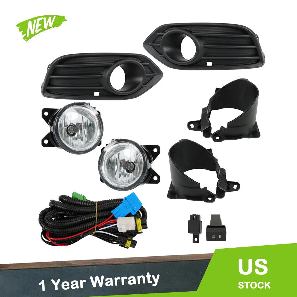 Pair of Fog Lights for Honda HR-V (2019–2022) Halogen with Bulbs