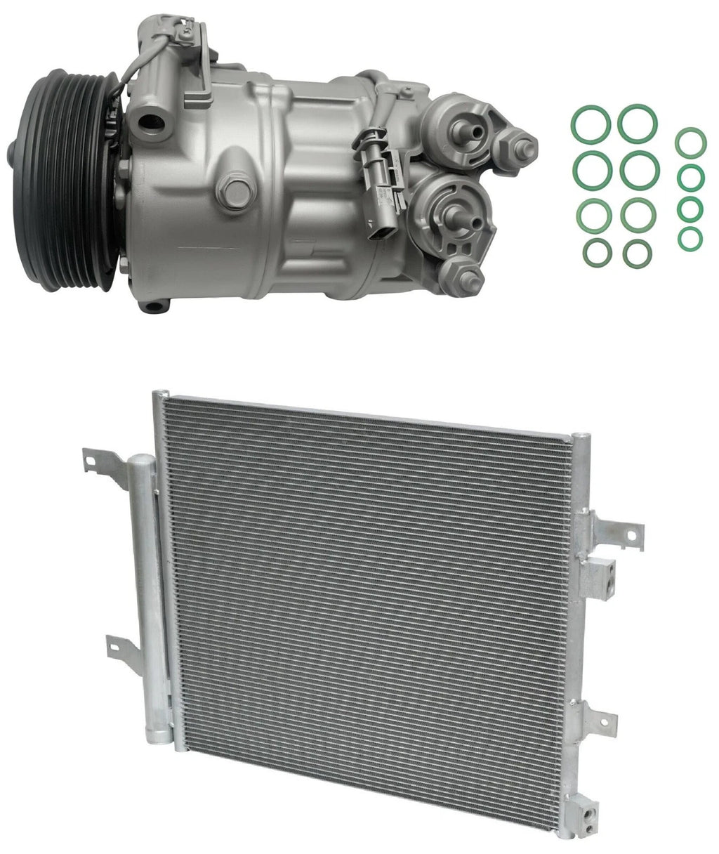 AC Compressor Kit With Condenser Replacement for Jaguar XJ 3.0L (2013–2013)