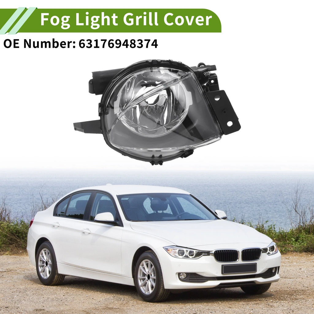 1 Pc Right Fog Light Grill for BMW 330i (2006–2008) No. 63176948374 Clear