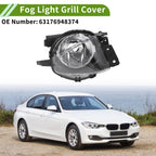 1 Pc Right Fog Light Grill for BMW 330i (2006–2008) No. 63176948374 Clear