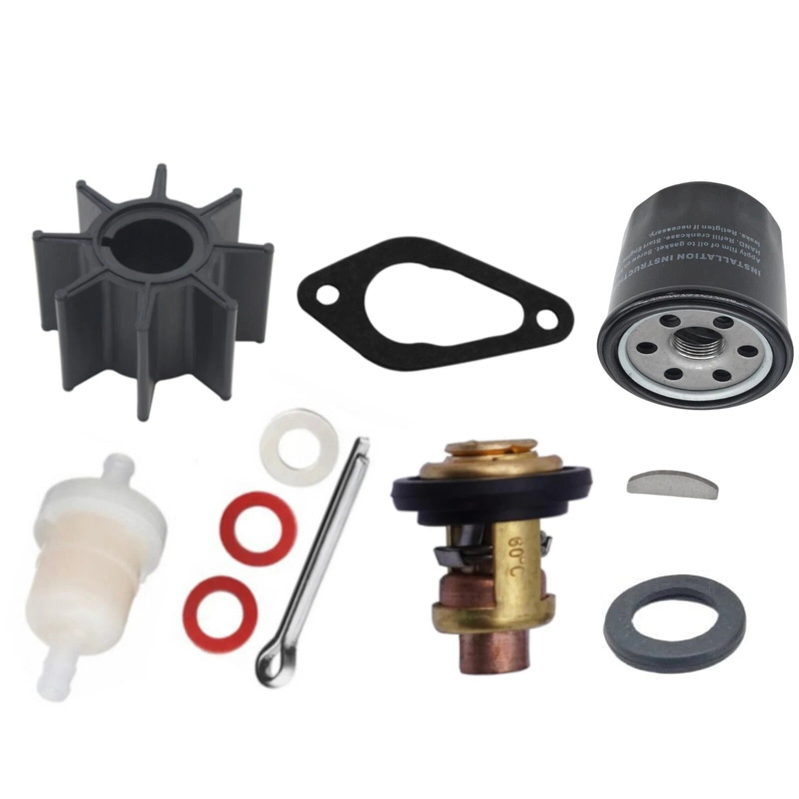 Maintenance Service Kit 8M0120867 for Mercury Mariner 8HP 9.9HP (1990–2023)