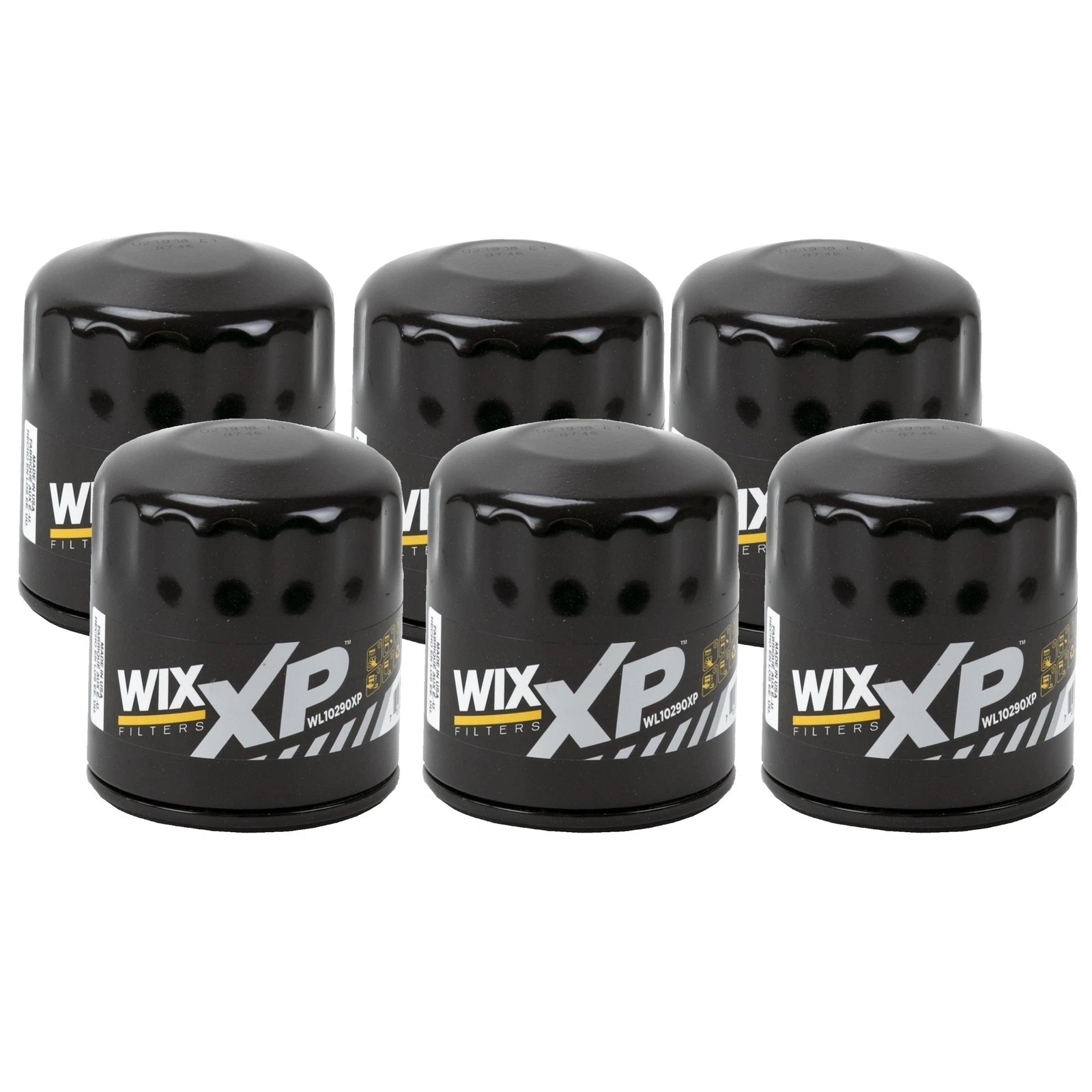 Set of 6 Wix XP Engine Oil Filters for Buick Cadillac Chevrolet GMC (Police)