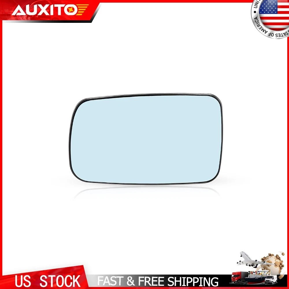 Left Side Heated Mirror Glass for BMW 325Ci 330Ci (2001–2006) OE Spec Blue Tinted
