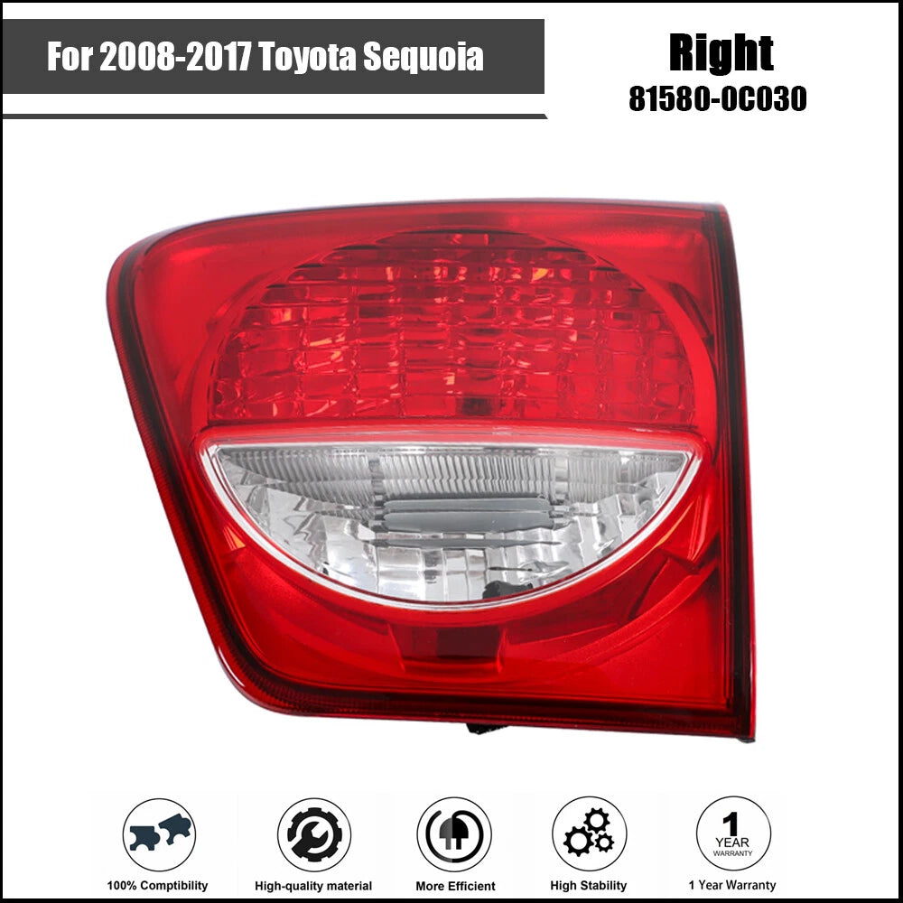 Passenger Right Side Tail Light for Toyota Sequoia (2008–2016)