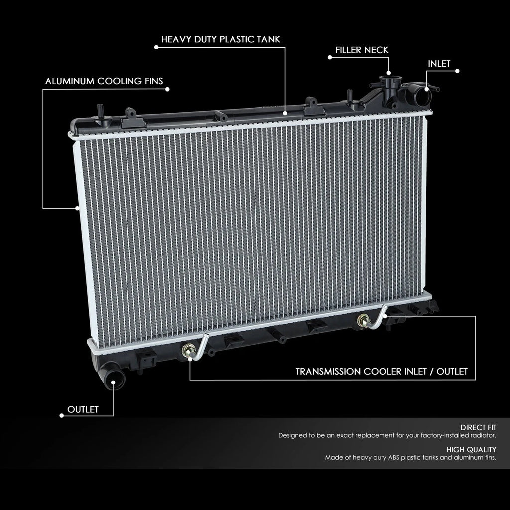 Aluminum Radiator for Subaru Forester 2.5L AT (2006–2008) DPI 13026