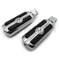 Custom Skull Footpegs for Honda Stateline Shadow VTX1300C VTX1800C VTX1800F (2010–2015)