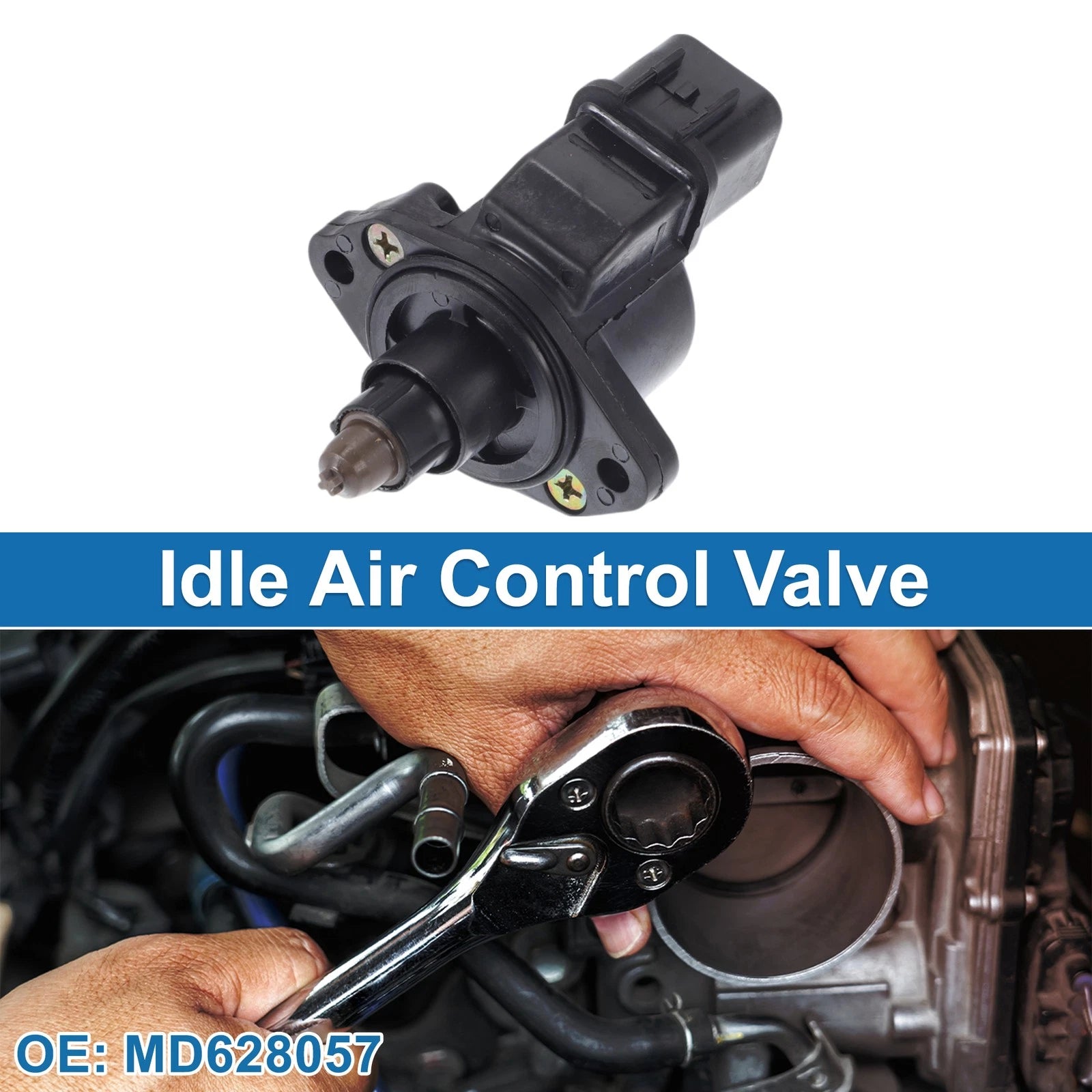 Idle Air Control Valve for Mitsubishi Eclipse (No.MD628057)