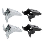 Set of 2 Black Steel Body Door Hinges for Ford F150 F250 F350 (1980–1997)