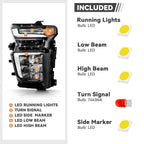 LED Headlights for Chevy Silverado 2500HD 3500HD (2020–2023) Left+Right