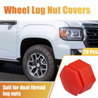 20pcs 22mm Wheel Lug Nut Cover for Land Rover Range Rover Sport (2006–2013) Red