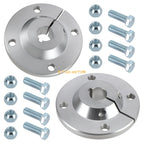 Set of 2 Rear Axle Aluminum Wheel Hubs for