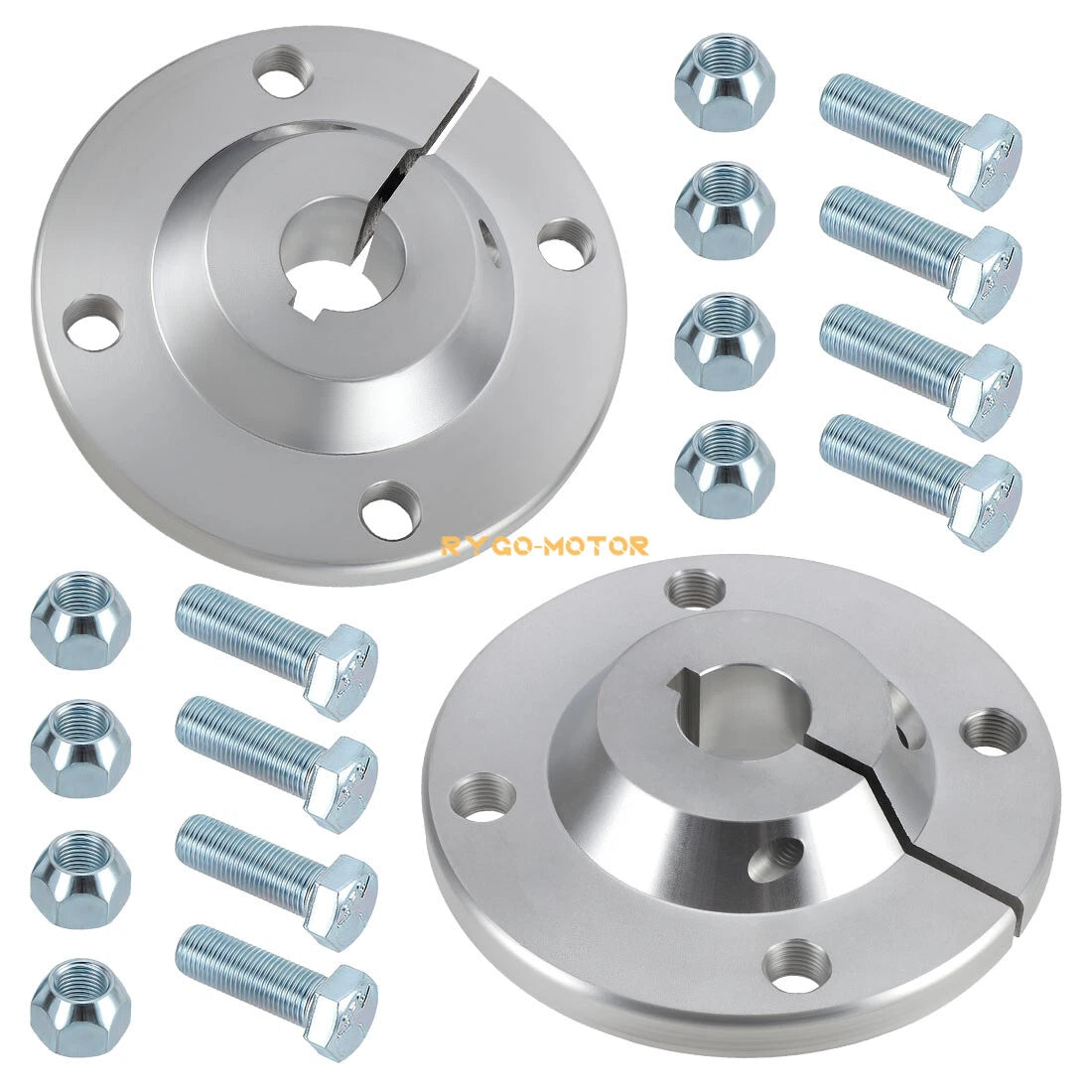 Set of 2 Rear Axle Aluminum Wheel Hubs for