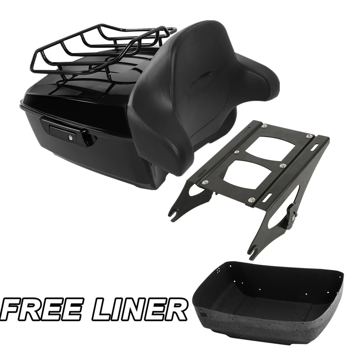 Trunk Backrest Mount Rack for Harley Electra Glide (2014–2026)