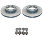 Front Rotors & TRW Pro Ceramic Brake Pads Kit for GX470 4Runner (2003–2009)