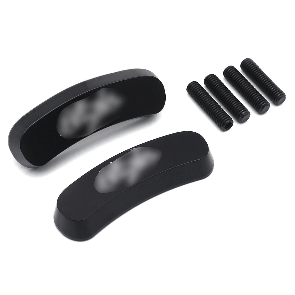 Black Mirror Block Off Base Plates for Kawasaki Ninja ZX-10R (2011–2015)