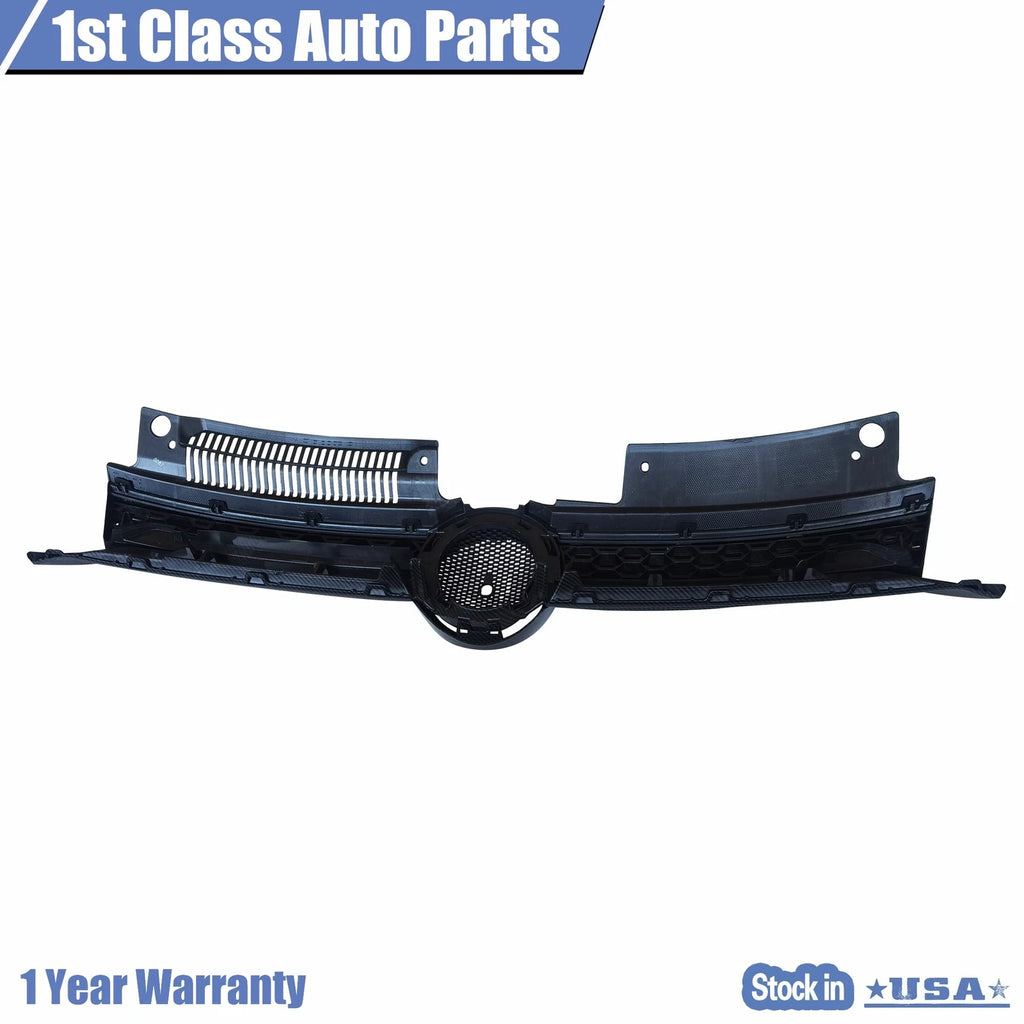 Carbon Fiber Grille for VW MK6 Golf/GTI/Jetta Sportwagen (2010–2014)