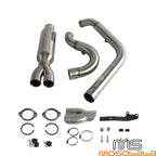 2-in-1 Exhaust Muffler Pipe for Harley Softail Fat Bob Low Rider (2018-2023)