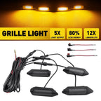 Front Grille Amber LED Lights Kit for Toyota RAV4 (2019–2022)