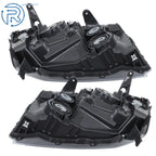 Set of 2 Halogen Black Housing Headlights for Honda Pilot (2009-2011)