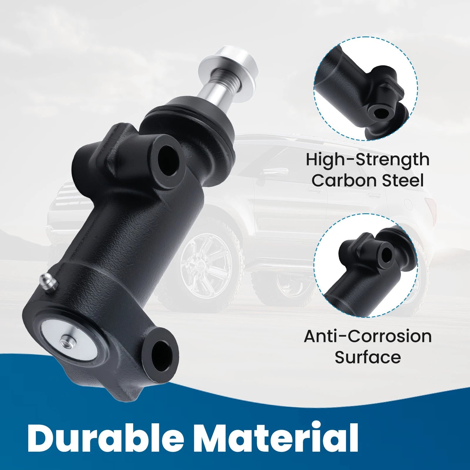 Idler & Pitman Arm with Bracket Kit for Chevy GMC Sierra 1500 (2010–2013)