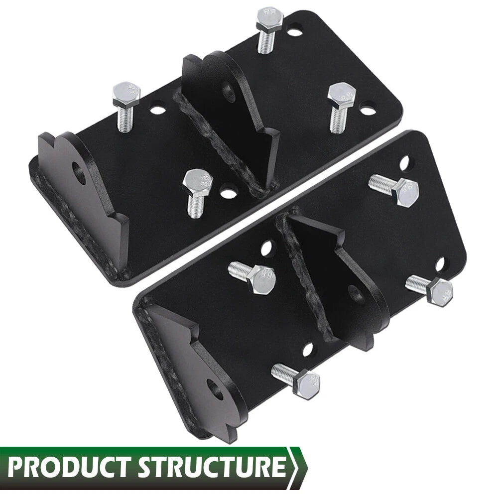 LS LSX Engine Swap Adapter Plate Mount Bracket Kit for Chevy (1973–1998)