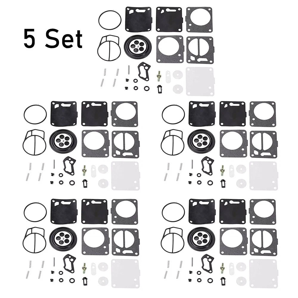 Set of 5 Carburetor Repair Kits for SeaDoo 650 717 787 800 GTI GTS GTX SP