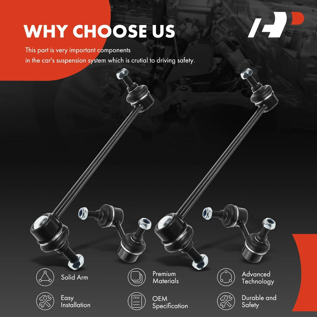 Set of 4 Sway Bar End Links for Mitsubishi Outlander Dodge Avenger