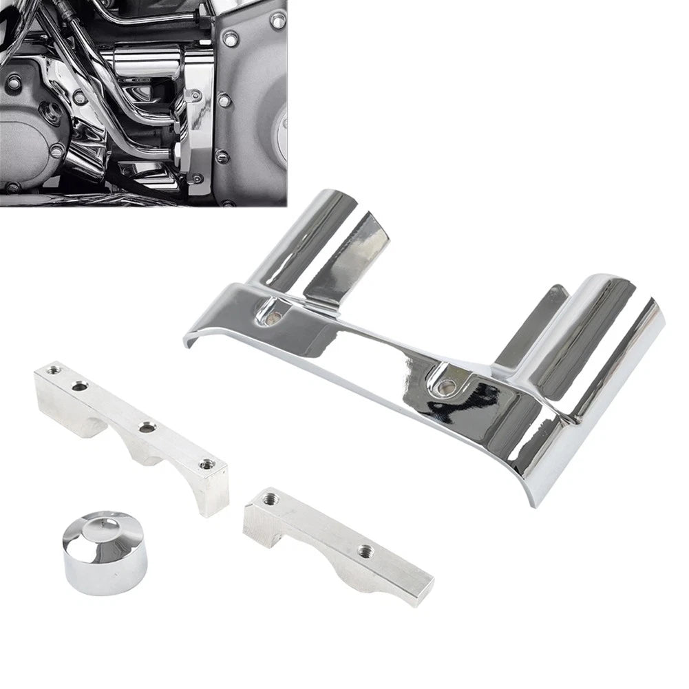 Nacelle Oil Line Cover Chrome for Harley Softail FXST Fat Boy FLSTF (1990–2023)