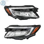 Full LED Chrome Headlight Assembly Pair for Honda Pilot Passport (2019–2021)