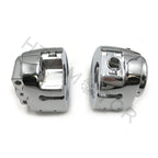 Chrome Switch Housing Cover Kit for Harley VRSC (2002–2017), XL (1996–2013), XR (2008–2012)