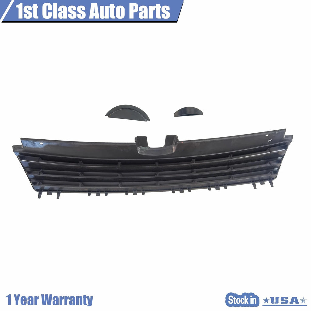 Front Grille for Volkswagen Golf/GTI (2015–2016) Black with Red Trim