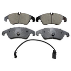 DuraGo Front Rotors & Akebono EURO Ceramic Brake Pads Kit for Audi A4 A5 (2009–2016)